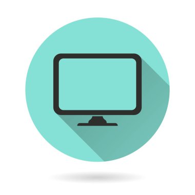 Bilgisayar - vektör simgesi.