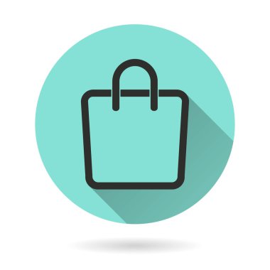 alışveriş çantası - vektör simgesi.