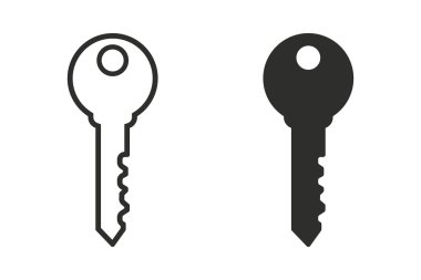 Anahtar - vektör simgesi.