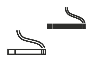 Duman - vektör simgesi.