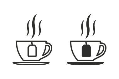 Çay - vektör simgesi.