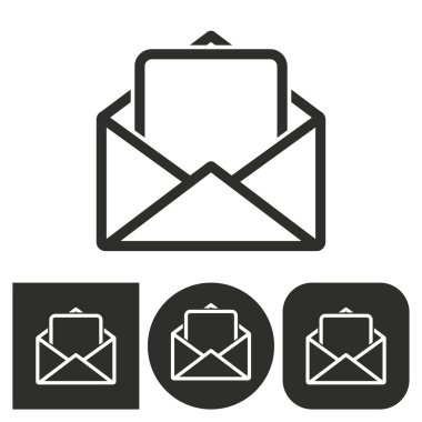 Posta - vektör simgesi.