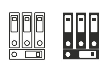 Binder - vektör simgesi.