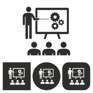 Yönetim Danışmanlığı - vektör simgesi.