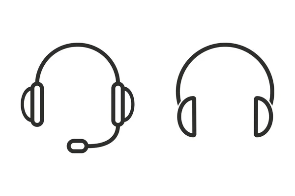 Kopfhörer - Vektor-Symbol. — Stockvektor