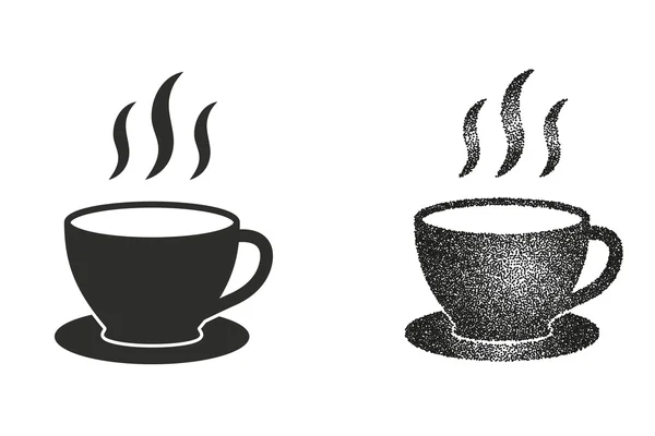 Taza de café - icono de vector . — Vector de stock