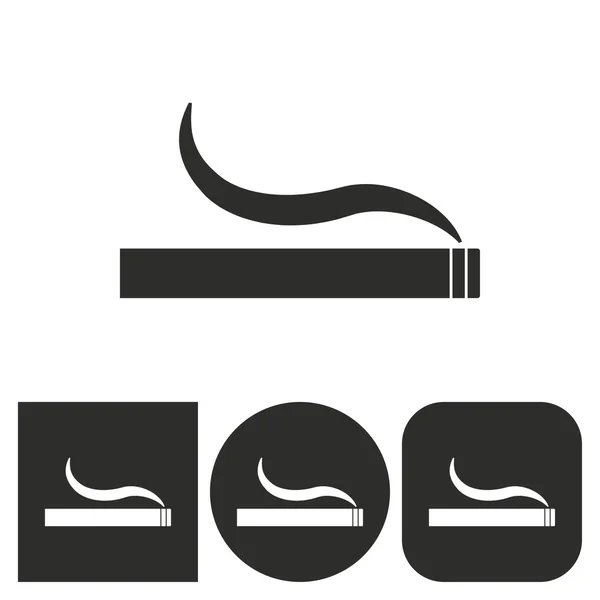 Humo - icono de vector . — Archivo Imágenes Vectoriales