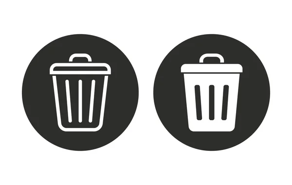 Bin - vector icon. — Stock Vector