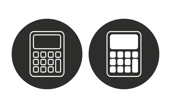 Kalkulačka - vektorové ikony. — Stockový vektor