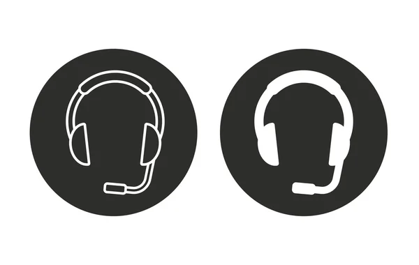 Headphone - vector pictogram. — Stockvector