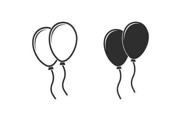 Μπαλόνι - εικονίδιο του φορέα. — Διανυσματικό Αρχείο