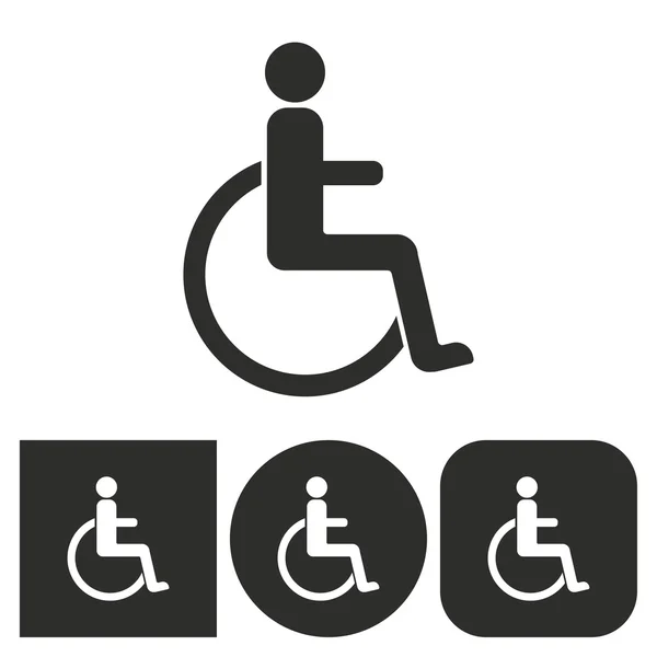 DISABLED - vektör simgesi. — Stok Vektör