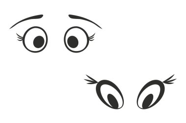 Göz - vektör simgesi.
