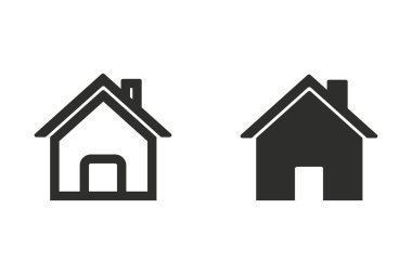 Ana sayfa - vektör simgesi.