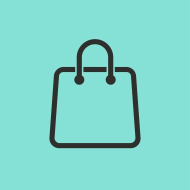 alışveriş çantası - vektör simgesi.