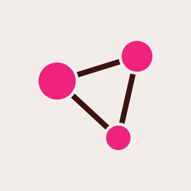 Ağ vektör simgesi.