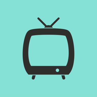 TV - vektör simgesi.
