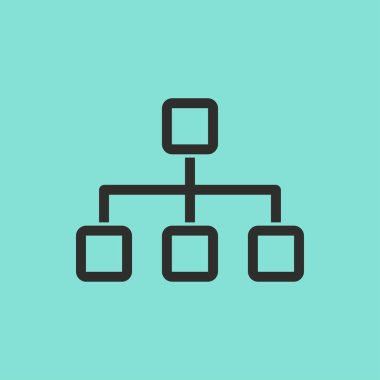 Network Kontrolü-vektör simgesi.