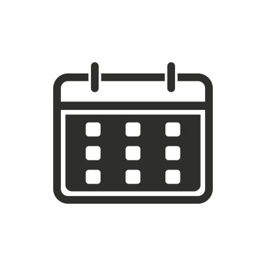 Takvim - vektör simge planlama.
