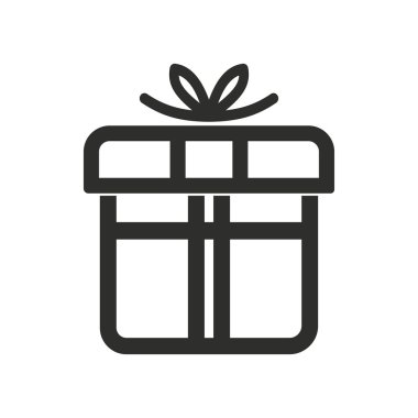 hediye kutusu - vektör simgesi.