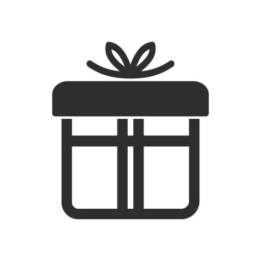 hediye kutusu - vektör simgesi.