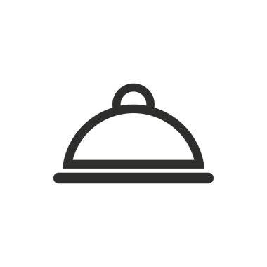 Gıda kapak - vektör simgesi.