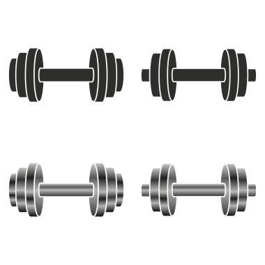 Dumbbell Icon set