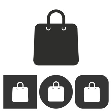 alışveriş çantası - vektör simgesi.