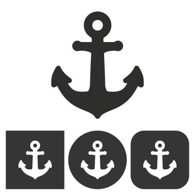 Çapa - vektör simgesi.