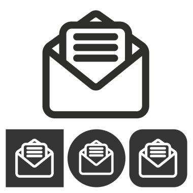 Posta - vektör simgesi.