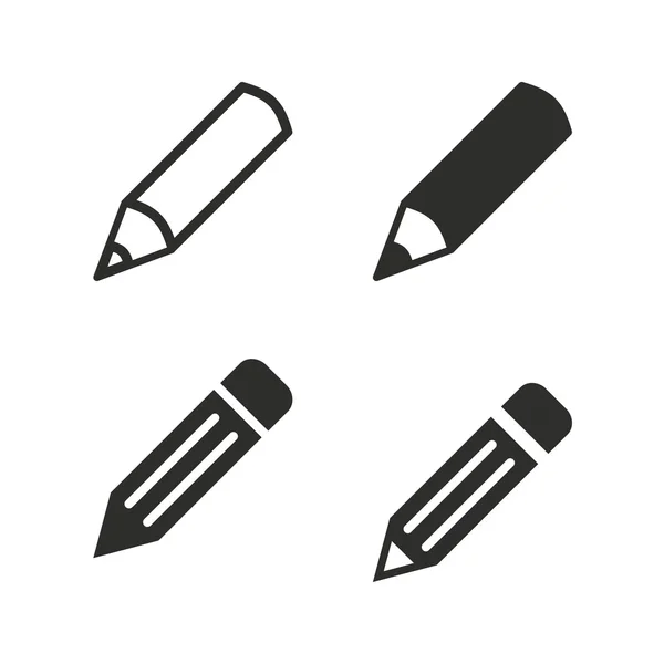 Set de icono de pluma — Vector de stock