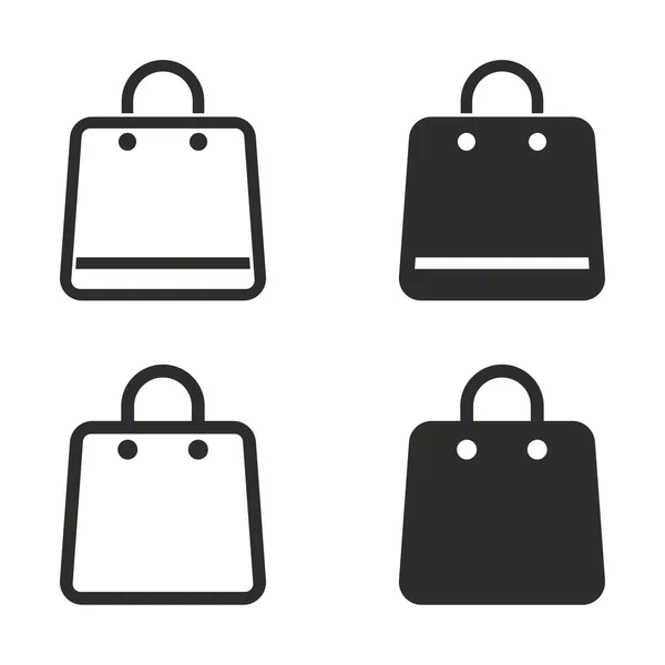 Set de iconos de bolsa de compras — Archivo Imágenes Vectoriales