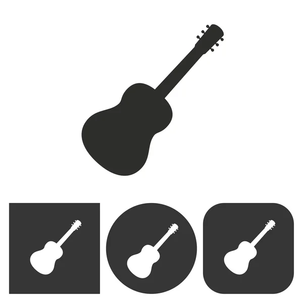 Gitarre - vektorsymbol. — Stockvektor