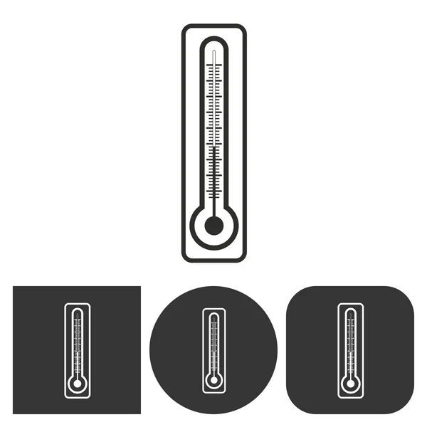 Thermometer - vector icon. — Stock Vector