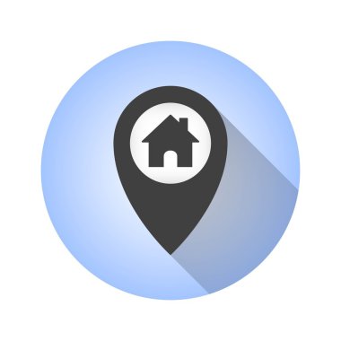 harita pin vektör simgesi.