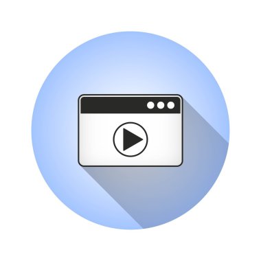 Tarayıcı vektör simgesi.