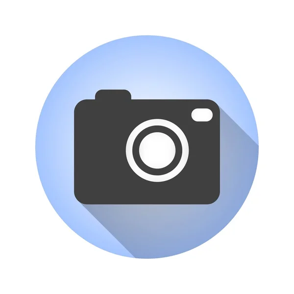 Icono de foto vector . — Vector de stock