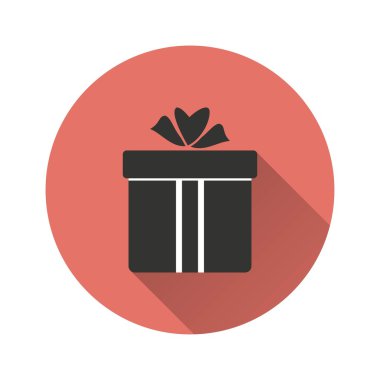 hediye kutusu vektör simgesi.