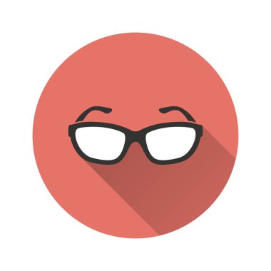 Gözlük Vektörü Simgesi.