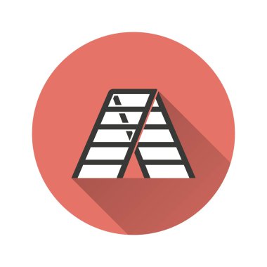 Merdiven vektör simgesi.