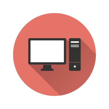 bilgisayar vektör simgesi.