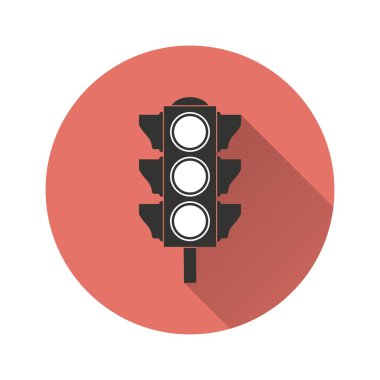 trafik ışığı vektör simgesi.