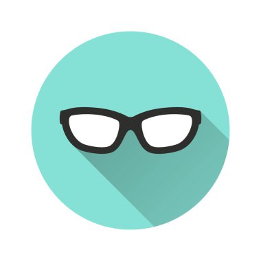 Gözlük Vektörü Simgesi.