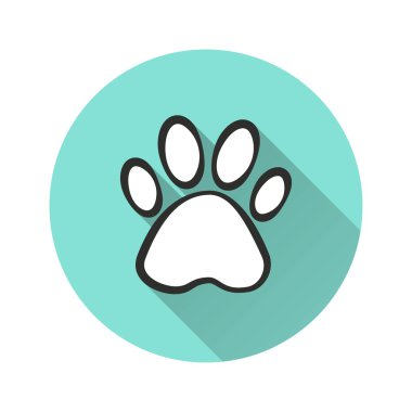 pençe vektör simgesi.