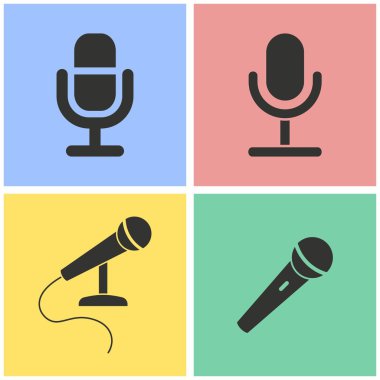 mikrofon Icon set.