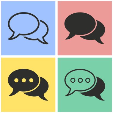 Sohbet Icon set.