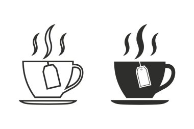 Çay - vektör simgesi.