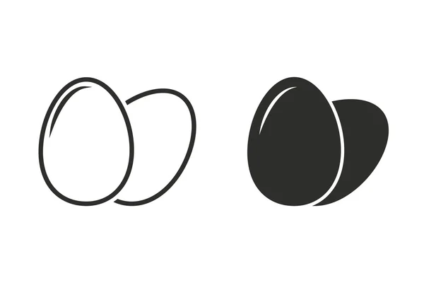 Vajíčko - vektorové ikony. — Stockový vektor