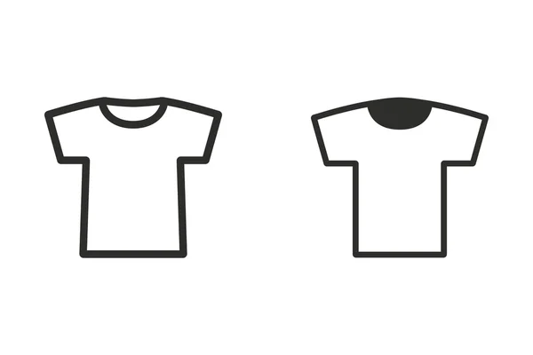 T-shirt-vektör simgesi. — Stok Vektör