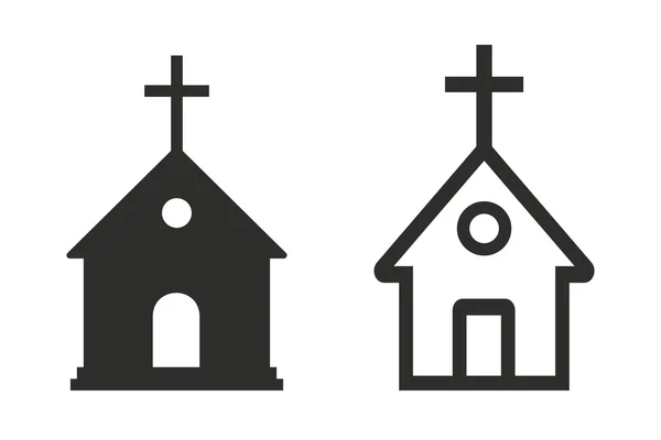 Igreja - ícone vetorial . —  Vetores de Stock